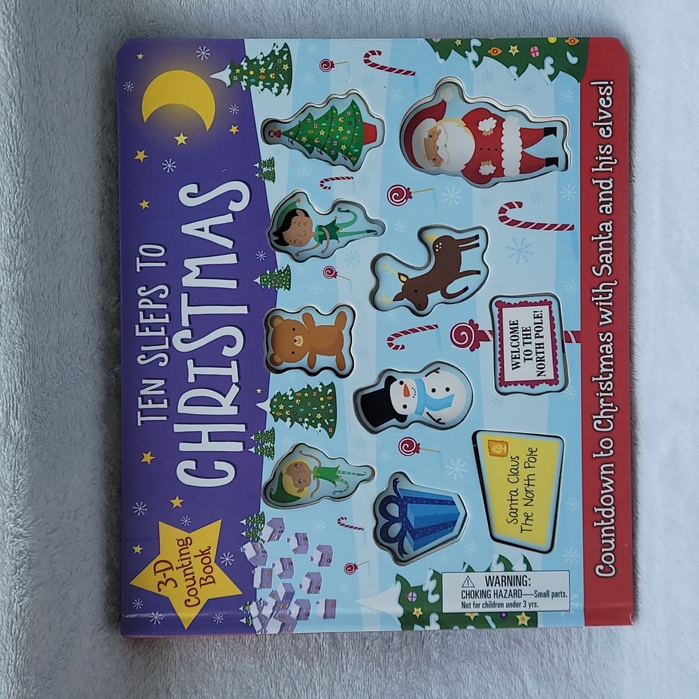 Christmas Book, 3-D counting, kids